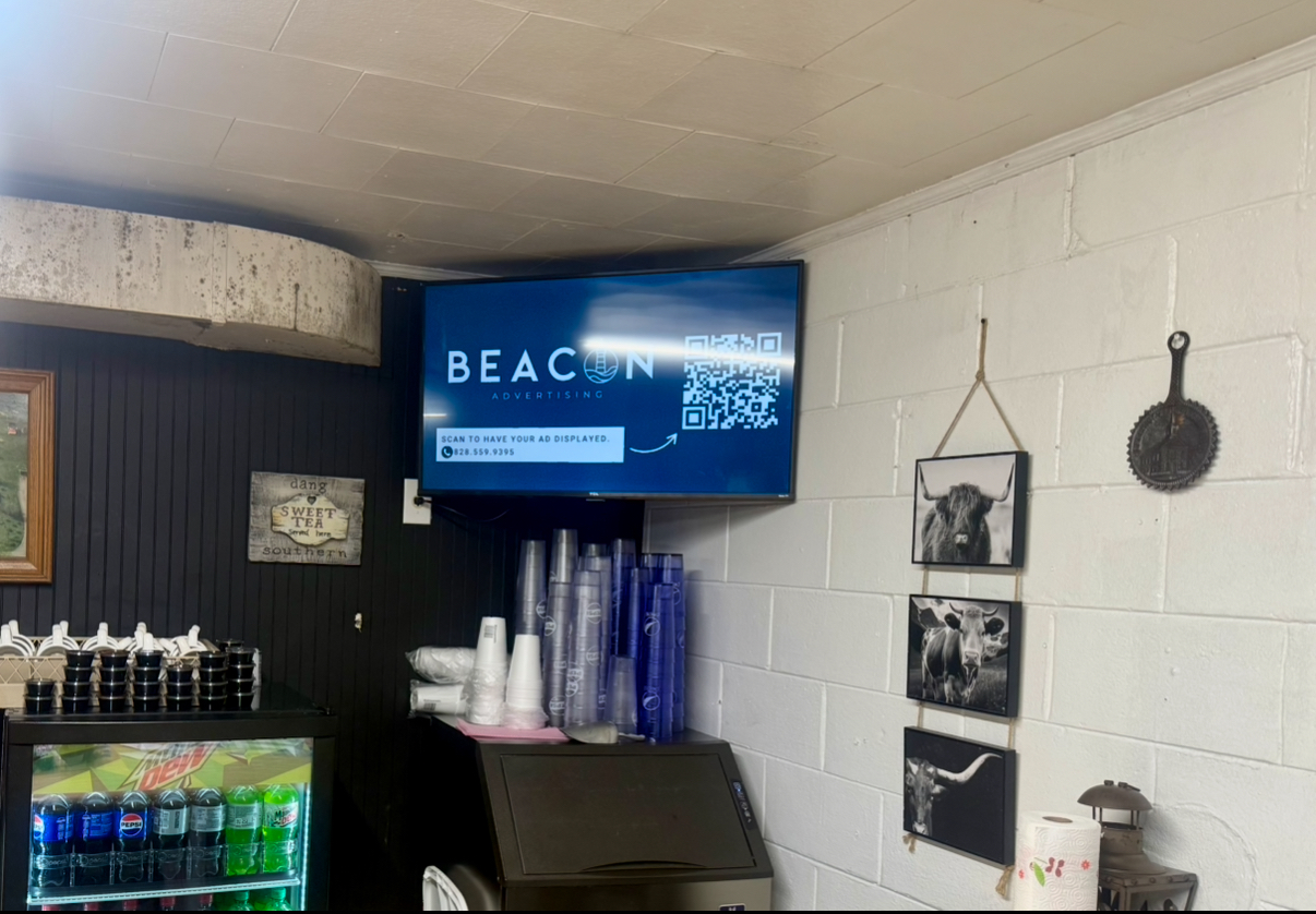 Beacon display at Heifers Diner